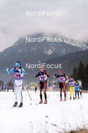 31.01.2016, Molina di Fiemme, Italy (ITA): Seraina Boner (SUI), Katerina Smutna (AUT), Justyna Kowalczyk (POL), Masako Ishida (JPN), (l-r)  - Ski Classics and FIS Marathon Cup Marcialonga, Molina di Fiemme (ITA). www.nordicfocus.com. © Rauschendorfer/NordicFocus. Every downloaded picture is fee-liable.
