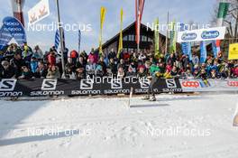 31.01.2016, Molina di Fiemme, Italy (ITA): finish line  - Ski Classics and FIS Marathon Cup Marcialonga, Molina di Fiemme (ITA). www.nordicfocus.com. © Rauschendorfer/NordicFocus. Every downloaded picture is fee-liable.
