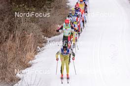 31.01.2016, Molina di Fiemme, Italy (ITA): John Kristian Dahl (NOR), Andreas Nygaard (NOR), (l-r)  - Ski Classics and FIS Marathon Cup Marcialonga, Molina di Fiemme (ITA). www.nordicfocus.com. © Rauschendorfer/NordicFocus. Every downloaded picture is fee-liable.