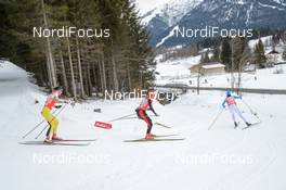 07.02.2016, Seefeld, Austria (AUT): Astrid Oeyre Slind (NOR), Katerina Smutna (AUT), Seraina Boner (SUI), (l-r)  - Visma Ski Classics Kaiser Maximilian Lauf, Seefeld (AUT). www.nordicfocus.com. © Rauschendorfer/NordicFocus. Every downloaded picture is fee-liable.