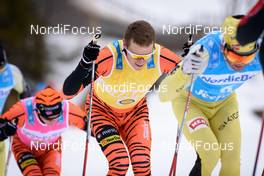 07.02.2016, Seefeld, Austria (AUT): Petter Eliassen (NOR), Johan Kjoelstad (NOR), (l-r)  - Visma Ski Classics Kaiser Maximilian Lauf, Seefeld (AUT). www.nordicfocus.com. © Rauschendorfer/NordicFocus. Every downloaded picture is fee-liable.