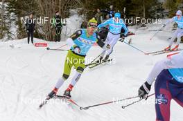 07.02.2016, Seefeld, Austria (AUT): Bruno Debertolis (ITA), Daniel Richardsson (SWE), (l-r)  - Visma Ski Classics Kaiser Maximilian Lauf, Seefeld (AUT). www.nordicfocus.com. © Rauschendorfer/NordicFocus. Every downloaded picture is fee-liable.