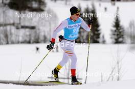 07.02.2016, Seefeld, Austria (AUT): Adam Ekstedt (SWE) - Visma Ski Classics Kaiser Maximilian Lauf, Seefeld (AUT). www.nordicfocus.com. © Rauschendorfer/NordicFocus. Every downloaded picture is fee-liable.