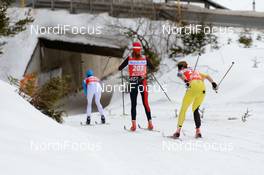07.02.2016, Seefeld, Austria (AUT): Seraina Boner (SUI), Katerina Smutna (AUT), Astrid Oeyre Slind (NOR), (l-r)  - Visma Ski Classics Kaiser Maximilian Lauf, Seefeld (AUT). www.nordicfocus.com. © Rauschendorfer/NordicFocus. Every downloaded picture is fee-liable.