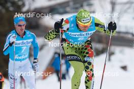 07.02.2016, Seefeld, Austria (AUT): Morten Eide Pedersen (NOR), Stanislav Rezac (CZE), (l-r)  - Visma Ski Classics Kaiser Maximilian Lauf, Seefeld (AUT). www.nordicfocus.com. © Rauschendorfer/NordicFocus. Every downloaded picture is fee-liable.