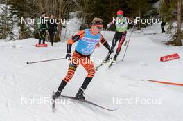07.02.2016, Seefeld, Austria (AUT): Anders Hoest (NOR), Andreas Nygaard (NOR), (l-r)  - Visma Ski Classics Kaiser Maximilian Lauf, Seefeld (AUT). www.nordicfocus.com. © Rauschendorfer/NordicFocus. Every downloaded picture is fee-liable.