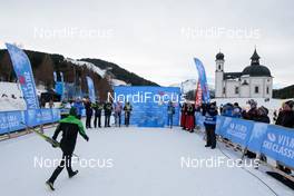 07.02.2016, Seefeld, Austria (AUT): flower ceremony - Visma Ski Classics Kaiser Maximilian Lauf, Seefeld (AUT). www.nordicfocus.com. © Rauschendorfer/NordicFocus. Every downloaded picture is fee-liable.