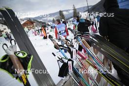 13.02.2016, Cortina-Toblach, Italy (ITA): The start of the ladies race   - Ski Classics, Cortina-Toblach (ITA). www.nordicfocus.com. © Modica/NordicFocus. Every downloaded picture is fee-liable.
