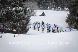 13.02.2016, Cortina-Toblach, Italy (ITA): Athletes after the start  - Ski Classics, Cortina-Toblach (ITA). www.nordicfocus.com. © Modica/NordicFocus. Every downloaded picture is fee-liable.