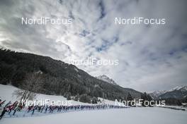 13.02.2016, Cortina-Toblach, Italy (ITA): The mass start    - Ski Classics, Cortina-Toblach (ITA). www.nordicfocus.com. © Modica/NordicFocus. Every downloaded picture is fee-liable.