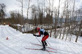 13.-14.02.2016, St. Johann Austria (AUT): athlete in the scenic landscape  - Int. Tiroler Koasaloppet, St. Johann (AUT). www.nordicfocus.com. © Rauschendorfer/NordicFocus. Every downloaded picture is fee-liable.