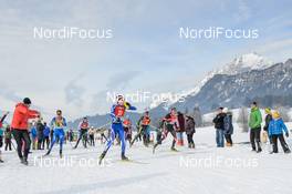 13.-14.02.2016, St. Johann Austria (AUT): athletes in the scenic landscape - Int. Tiroler Koasaloppet, St. Johann (AUT). www.nordicfocus.com. © Rauschendorfer/NordicFocus. Every downloaded picture is fee-liable.