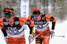 06.03.2016, Mora, Sweden (SWE): Christoffer Callesen (NOR), Kjetil Hagtvedt Dammen (NOR), (l-r)  - Ski Classics and FIS Marathon Cup Vasaloppet, Mora (SWE). www.nordicfocus.com. © Rauschendorfer/NordicFocus. Every downloaded picture is fee-liable.