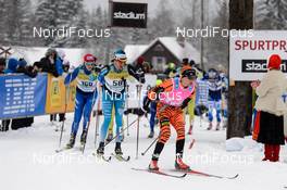 06.03.2016, Mora, Sweden (SWE): Andreas Holmberg (SWE), Oskar Kardin (SWE), Stian Hoelgaard (NOR), (l-r)  - Ski Classics and FIS Marathon Cup Vasaloppet, Mora (SWE). www.nordicfocus.com. © Rauschendorfer/NordicFocus. Every downloaded picture is fee-liable.