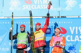 03.12.2016, Livigno, Italy (ITA): Andreas Nygaard (NOR), Tord Asle Gjerdalen (NOR), Bob Impola (SWE), (l-r)  - Ski Classics La Sgambeda, Livigno (ITA). www.nordicfocus.com. © Rauschendorfer/NordicFocus. Every downloaded picture is fee-liable.
