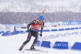 08.01.2017, Oberhof, Germany (GER): Lukas Hofer (ITA) -  IBU world cup biathlon, mass men, Oberhof (GER). www.nordicfocus.com. © Manzoni/NordicFocus. Every downloaded picture is fee-liable.