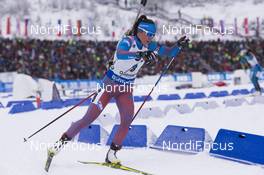 08.01.2017, Oberhof, Germany (GER): Tatiana Akimova (RUS) -  IBU world cup biathlon, mass women, Oberhof (GER). www.nordicfocus.com. © Manzoni/NordicFocus. Every downloaded picture is fee-liable.