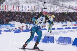 08.01.2017, Oberhof, Germany (GER): Anais Chevalier (FRA) -  IBU world cup biathlon, mass women, Oberhof (GER). www.nordicfocus.com. © Manzoni/NordicFocus. Every downloaded picture is fee-liable.