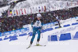 08.01.2017, Oberhof, Germany (GER): Celia Aymonier (FRA) -  IBU world cup biathlon, mass women, Oberhof (GER). www.nordicfocus.com. © Manzoni/NordicFocus. Every downloaded picture is fee-liable.