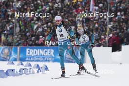 08.01.2017, Oberhof, Germany (GER): Anais Chevalier (FRA), Marie Dorin Habert (FRA), (l-r) -  IBU world cup biathlon, mass women, Oberhof (GER). www.nordicfocus.com. © Manzoni/NordicFocus. Every downloaded picture is fee-liable.