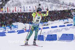 08.01.2017, Oberhof, Germany (GER): Anna Magnusson (SWE) -  IBU world cup biathlon, mass women, Oberhof (GER). www.nordicfocus.com. © Manzoni/NordicFocus. Every downloaded picture is fee-liable.