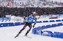 07.01.2017, Oberhof, Germany (GER): Felix Leitner (AUT) -  IBU world cup biathlon, pursuit men, Oberhof (GER). www.nordicfocus.com. © Manzoni/NordicFocus. Every downloaded picture is fee-liable.