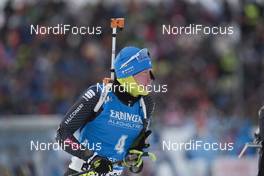 07.01.2017, Oberhof, Germany (GER): Lukas Hofer (ITA) -  IBU world cup biathlon, pursuit men, Oberhof (GER). www.nordicfocus.com. © Manzoni/NordicFocus. Every downloaded picture is fee-liable.