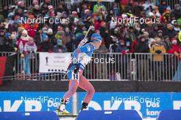07.01.2017, Oberhof, Germany (GER): Tatiana Akimova (RUS) -  IBU world cup biathlon, pursuit women, Oberhof (GER). www.nordicfocus.com. © Manzoni/NordicFocus. Every downloaded picture is fee-liable.