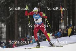 05.01.2017, Oberhof, Germany (GER): Raman Yaliotnau (BLR) -  IBU world cup biathlon, sprint men, Oberhof (GER). www.nordicfocus.com. © Manzoni/NordicFocus. Every downloaded picture is fee-liable.