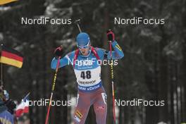 05.01.2017, Oberhof, Germany (GER): Dmitry Malyshko (RUS) -  IBU world cup biathlon, sprint men, Oberhof (GER). www.nordicfocus.com. © Manzoni/NordicFocus. Every downloaded picture is fee-liable.