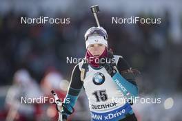 06.01.2017, Oberhof, Germany (GER): Anais Bescond (FRA) -  IBU world cup biathlon, sprint women, Oberhof (GER). www.nordicfocus.com. © Manzoni/NordicFocus. Every downloaded picture is fee-liable.