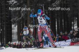 06.01.2017, Oberhof, Germany (GER): Ekaterina Glazyrina (RUS) -  IBU world cup biathlon, sprint women, Oberhof (GER). www.nordicfocus.com. © Manzoni/NordicFocus. Every downloaded picture is fee-liable.