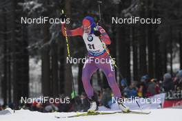 06.01.2017, Oberhof, Germany (GER): Susan Dunklee (USA) -  IBU world cup biathlon, sprint women, Oberhof (GER). www.nordicfocus.com. © Manzoni/NordicFocus. Every downloaded picture is fee-liable.