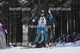 06.01.2017, Oberhof, Germany (GER): Celia Aymonier (FRA) -  IBU world cup biathlon, sprint women, Oberhof (GER). www.nordicfocus.com. © Manzoni/NordicFocus. Every downloaded picture is fee-liable.