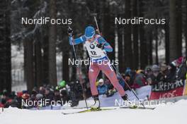 06.01.2017, Oberhof, Germany (GER): Tatiana Akimova (RUS) -  IBU world cup biathlon, sprint women, Oberhof (GER). www.nordicfocus.com. © Manzoni/NordicFocus. Every downloaded picture is fee-liable.