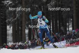 06.01.2017, Oberhof, Germany (GER): Darya Usanova (KAZ) -  IBU world cup biathlon, sprint women, Oberhof (GER). www.nordicfocus.com. © Manzoni/NordicFocus. Every downloaded picture is fee-liable.