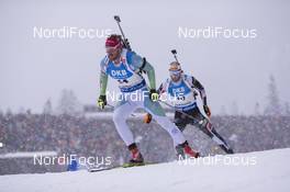 15.01.2017, Ruhpolding, Germany (GER): Klemen Bauer (SLO) -  IBU world cup biathlon, pursuit men, Ruhpolding (GER). www.nordicfocus.com. © Manzoni/NordicFocus. Every downloaded picture is fee-liable.