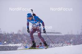 15.01.2017, Ruhpolding, Germany (GER): Maxim Tsvetkov (RUS) -  IBU world cup biathlon, pursuit men, Ruhpolding (GER). www.nordicfocus.com. © Manzoni/NordicFocus. Every downloaded picture is fee-liable.