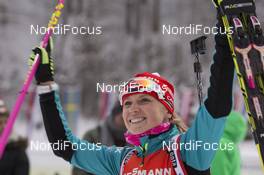 15.01.2017, Ruhpolding, Germany (GER): Eva Puskarcikova (CZE) -  IBU world cup biathlon, pursuit women, Ruhpolding (GER). www.nordicfocus.com. © Manzoni/NordicFocus. Every downloaded picture is fee-liable.