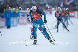 15.01.2017, Ruhpolding, Germany (GER): Anais Bescond (FRA) -  IBU world cup biathlon, pursuit women, Ruhpolding (GER). www.nordicfocus.com. © Manzoni/NordicFocus. Every downloaded picture is fee-liable.