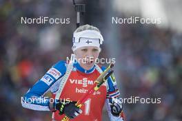 15.01.2017, Ruhpolding, Germany (GER): Kaisa Makarainen (FIN) -  IBU world cup biathlon, pursuit women, Ruhpolding (GER). www.nordicfocus.com. © Manzoni/NordicFocus. Every downloaded picture is fee-liable.