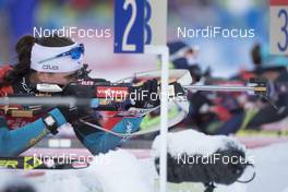 15.01.2017, Ruhpolding, Germany (GER): Julia Simon (FRA) -  IBU world cup biathlon, pursuit women, Ruhpolding (GER). www.nordicfocus.com. © Manzoni/NordicFocus. Every downloaded picture is fee-liable.