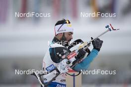 11.01.2017, Ruhpolding, Germany (GER): Simon Fourcade (FRA) -  IBU world cup biathlon, relay men, Ruhpolding (GER). www.nordicfocus.com. © Manzoni/NordicFocus. Every downloaded picture is fee-liable.