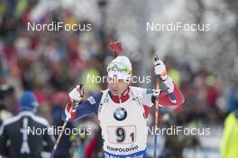11.01.2017, Ruhpolding, Germany (GER): Ole Einar Bjoerndalen (NOR) -  IBU world cup biathlon, relay men, Ruhpolding (GER). www.nordicfocus.com. © Manzoni/NordicFocus. Every downloaded picture is fee-liable.