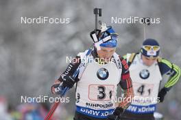 11.01.2017, Ruhpolding, Germany (GER): Erik Lesser (GER) -  IBU world cup biathlon, relay men, Ruhpolding (GER). www.nordicfocus.com. © Manzoni/NordicFocus. Every downloaded picture is fee-liable.