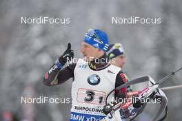 11.01.2017, Ruhpolding, Germany (GER): Erik Lesser (GER) -  IBU world cup biathlon, relay men, Ruhpolding (GER). www.nordicfocus.com. © Manzoni/NordicFocus. Every downloaded picture is fee-liable.