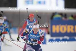 12.01.2017, Ruhpolding, Germany (GER): Kaia Woeien Nicolaisen (NOR) -  IBU world cup biathlon, relay women, Ruhpolding (GER). www.nordicfocus.com. © Manzoni/NordicFocus. Every downloaded picture is fee-liable.