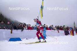 12.01.2017, Ruhpolding, Germany (GER): Darya Domracheva (BLR) -  IBU world cup biathlon, relay women, Ruhpolding (GER). www.nordicfocus.com. © Manzoni/NordicFocus. Every downloaded picture is fee-liable.
