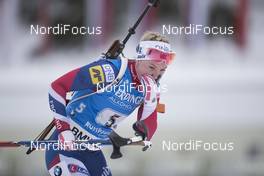 12.01.2017, Ruhpolding, Germany (GER): Marte Olsbu (NOR) -  IBU world cup biathlon, relay women, Ruhpolding (GER). www.nordicfocus.com. © Manzoni/NordicFocus. Every downloaded picture is fee-liable.