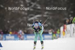 12.01.2017, Ruhpolding, Germany (GER): Yuliia Dzhima (UKR) -  IBU world cup biathlon, relay women, Ruhpolding (GER). www.nordicfocus.com. © Manzoni/NordicFocus. Every downloaded picture is fee-liable.